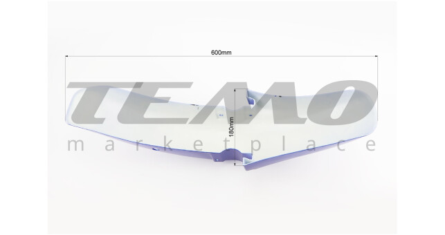 пластик - Крыло переднее, СИНИЙ - фото 4