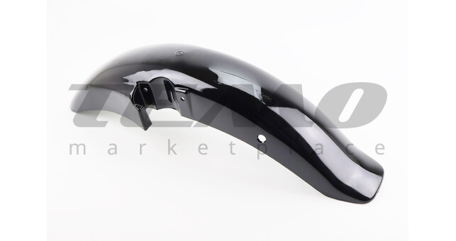 пластик - Крыло переднее, ЧЕРНЫЙ глянец - фото 2