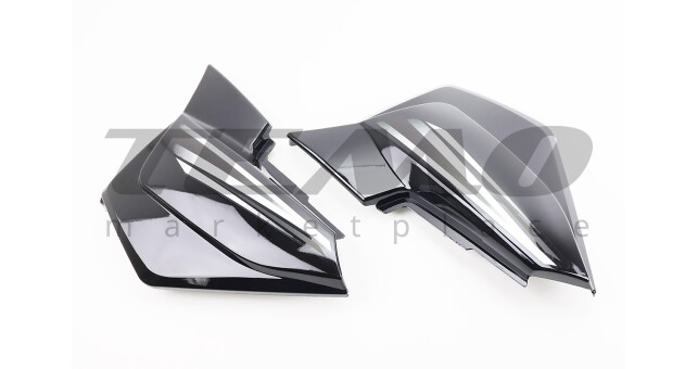 пластик - боковой средний лев, прав к-кт 2шт, ЧЕРНЫЙ, тип 1 - фото 1