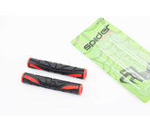 Грипсы - чехлы на рычаги тормозные РЕЗИНОВЫЕ к-кт 2шт, ЧЕРНО/КРАСНЫЕ