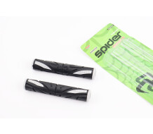 Грипсы - чехлы на рычаги тормозные РЕЗИНОВЫЕ к-кт 2шт, ЧЕРНО/СЕРЫЕ