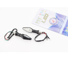 Поворот діодний човники з габаритом, ЧОРНИЙ, 2шт