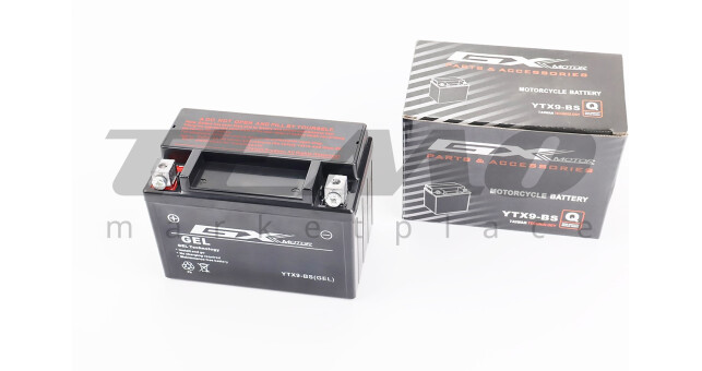 Акумулятор 12V9Ah YTX9-BS GEL (L150*W87*H105mm) - фото 1