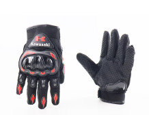 Перчатки мотоциклетні M-Чорно-Червоні