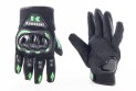 Перчатки мотоциклетні M-Чорно-Салатові - фото 1
