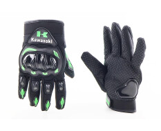 Перчатки мотоциклетні M-Чорно-Салатові