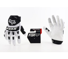 Перчатки мотоциклетні XL-Біло-чорні