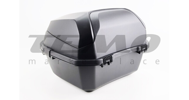 Кофр середній (пластмасовий) 410*410*290мм, чорний матовий - фото 2