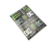 Наклейки набор 15шт "Monster" A8031(24х30см)