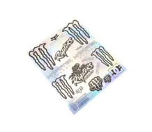 Наклейки набір світловідбивний 16шт "Monster" FG144LS (24х30см)