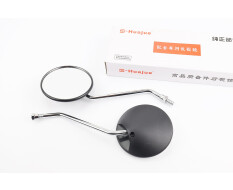 Дзеркала к-кт Круглі-чорні "Delta", м10