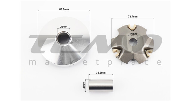 Варіатор передній к-кт Honda AF62 - фото 3