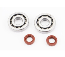 Підшипник колінвалу DIO AF18/27 SCO4A47CS24 (20x52x12) 2шт + сальник 15x25,5x7 2шт