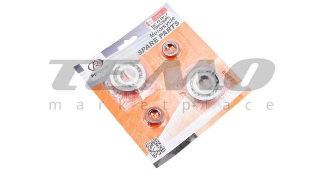 Підшипник колінвалу DIO AF18/27 SCO4A47CS24PX1 (20x52x12) 2шт + сальник 15,5x25,5x7 2шт - фото 2