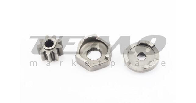 Храповик кикстартера Suzuki AD50 к-кт 3шт - фото 2