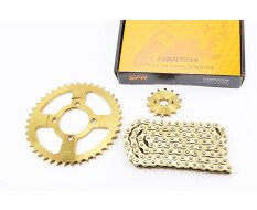 Звезды и цепь SFR DELTA 428H 98L+41T+14T в коробке каленая цепь SFR GOLD