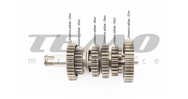 Loncin JL200-68A Коробка передач (два вали з шестернями) СВВ-200cc - фото 3