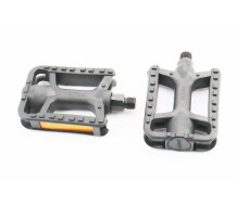 Педалі MTB 9/16" (109x76x25 мм) пластикові, чорні WP-178