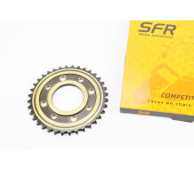 Зірка задня SFR WY125 428 36T d-58 мм 4 отвори 90 мм гартована ZS125J спиці