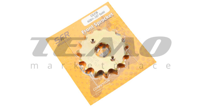 Зірка передня SFR CG/CB 428H 15T GOLD - фото 2