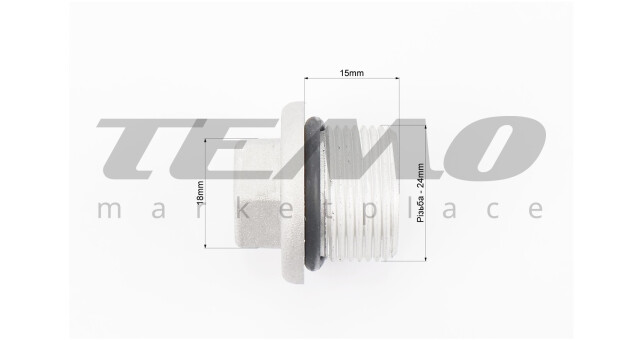 BOXER BM/ВМX 150cc Гайка зливна оливи "JV541006" - фото 2