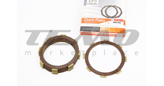 BOXER BM/ВМX 150cc Диск зчеплення фрикційний к-кт 5шт "36PF0009" - фото 1