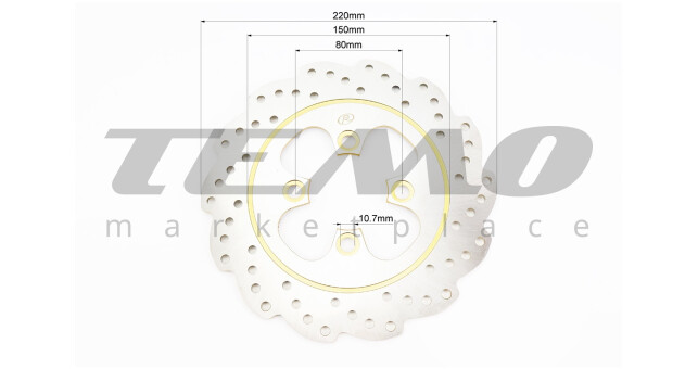 Loncin LX200GY-7A Диск тормозной задний - фото 2