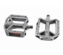 Педали BMX 9/16" (109x96x25 мм) пластиковые, чёрные FP-850B