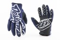 Перчатки L с силиконовыми вставками, сине-чёрные-белый, НЕ оригинал - фото 1
