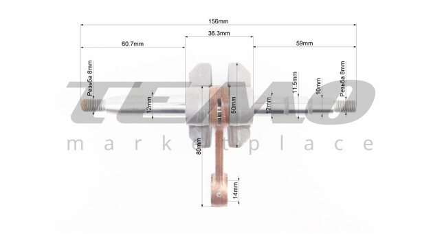 Коленвал 350/351 - фото 2