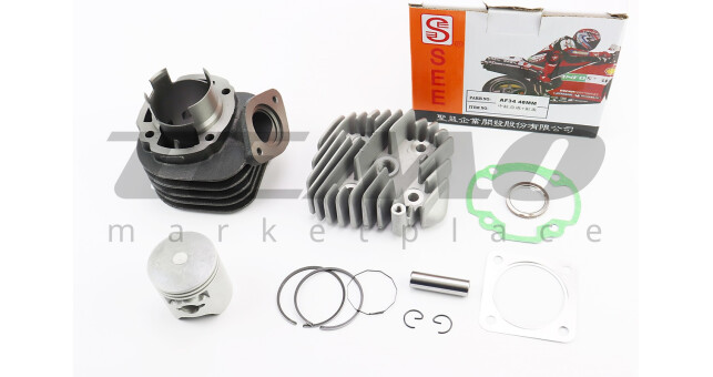 ЦПГ SEE Honda DIO ZX/AF34 80cc 48 мм палец 12 мм + головка цилиндра AF35 DIO ZX AF48 LEAD - фото 1