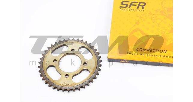 Звезда задняя SFR JD125 428 39T d-58 мм 4 отверстий 78 мм каленая - фото 1