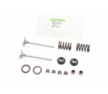 Клапан впускний (h-79,8; D-30,4; d-6), випускний (h-79,8; D-25,5; d-6) к-кт 2шт 178F + пружина-2шт + шайба -4шт + сухар-4шт