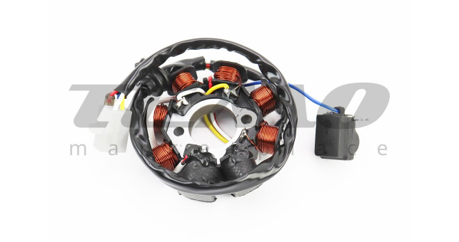 Статор магнето (генератора) (8 катушек разъем "мама 2 + 2") высота 28мм, тип 1 - фото 2