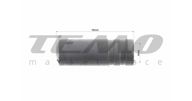 Колпачок рубашки переключения 4 мм, пластиковый, чёрный CP-27 - фото 2
