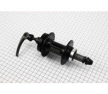 Втулка задня MTB алюмінієва 14Gx36H під вільнобіг, Disk-brake, 2 пром-підшипники 6000 2RS, кріпл. ексцентрик, чорна D242SBT