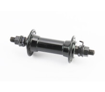 Втулка передня MTB алюмінієва 14Gx36H, V-brake, кріпл. гайка, чорна