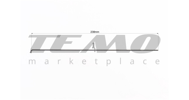 Спица 14Gх238 мм (100шт к-кт), чёрная - фото 2