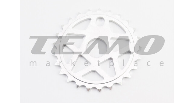 Зірка передня BMX 25Т 1/2"x1/8", алюмінієва, KL-C215 - фото 1