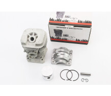 ЦПГ WOODMAN 41 мм палец 10 мм + поддон Partner-350/351/352/371/390/391/420/2035 Jonsered-CS2137/CS2138 MCCULLOCH