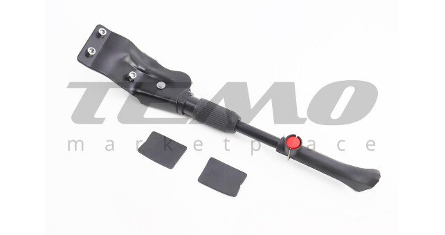 Підніжка бокова задня телескопічна для 24"- 26", кріплення за перо рами, чорна HS-006B - фото 1