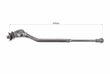 Подножка боковая центральная телескопическая для 20&quot;-29&quot;, алюминиевая, чёрная SKC-22A - фото 2