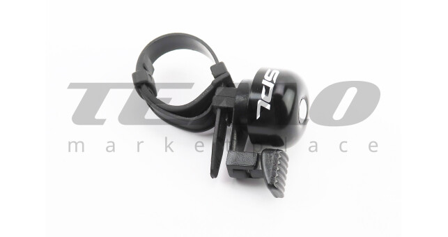 Звонок механический, крепл. на хомуте, чёрный SBL-709 - фото 2