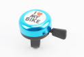 Звонок механический &quot;I love my Bike&quot;, синий - фото 1