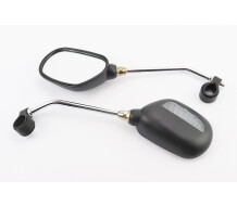 Дзеркало ліве+праве овальні, чорні JY-102