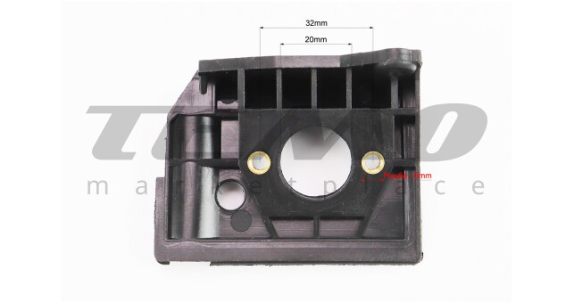 Патрубок-перехідник карбюратора (колектор) 4500/5200 - фото 3