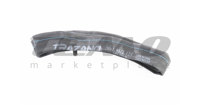 Велокамера TRAZANO 20&quot;x1.95-2.125 AV 35 прямой ниппель - фото 2