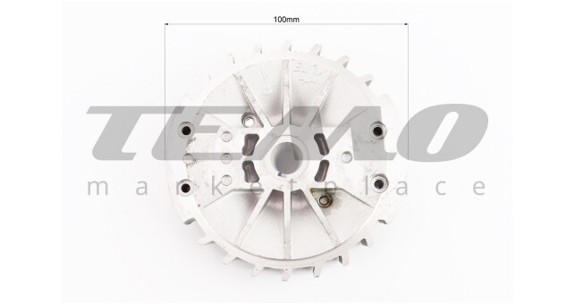 Ротор магнето + "собачка (металл)" 4500/5200 (возможен налет на собачках) - фото 3
