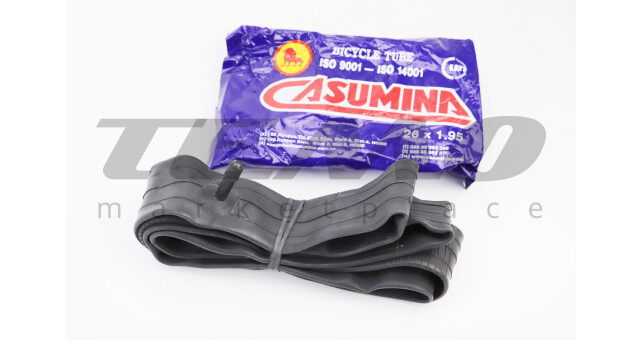 Велокамера CASUMINA 26"x1.95-2.125 AV 35 прямий ніпель - фото 1