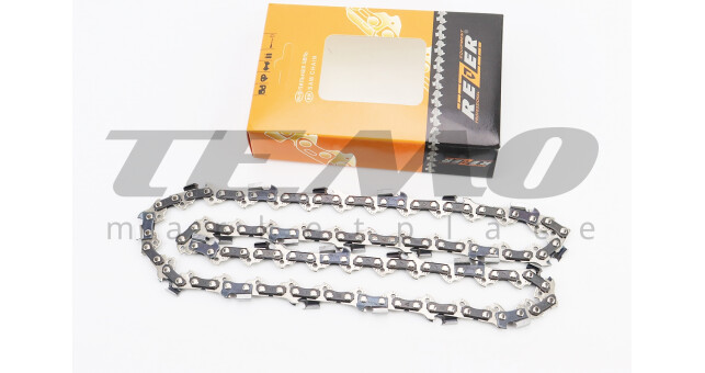 Цепь на бензопилу REZER 3/8&quot; 1.3 мм 50 звеньев квадратный зуб MS-180 14&quot; - фото 1